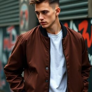 Bronze Bomber Jacket
